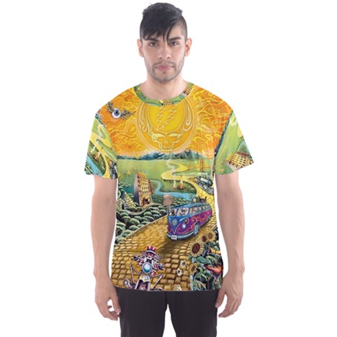 Grateful Dead Golden Road Men s Sport Mesh T-shirt by Bedest