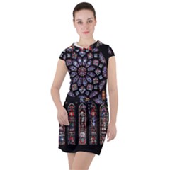 Photos Chartres Rosette Cathedral Drawstring Hooded Dress by Bedest