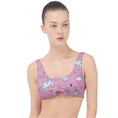 Cute Unicorn Seamless Pattern The Little Details Bikini Top by Apen