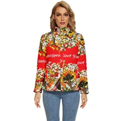 Garden Lover Women s Puffer Bubble Jacket Coat by TShirt44