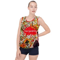 Garden Lover Bubble Hem Chiffon Tank Top by TShirt44