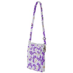 Purple Owl Pattern Background Multi Function Travel Bag by Apen