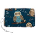 Seamless Pattern Owls Dreaming Pen Storage Case (M) View1