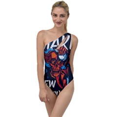 Make Devil Discovery  To One Side Swimsuit by Saikumar