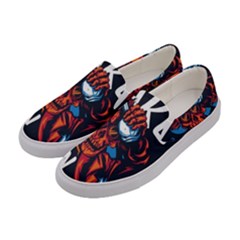 Make Devil Discovery  Women s Canvas Slip Ons by Saikumar