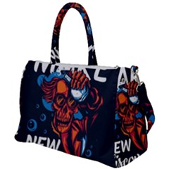 Make Devil Discovery  Duffel Travel Bag by Saikumar