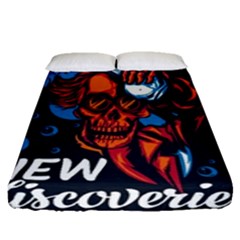 Dont Fear Fitted Sheet (queen Size) by Saikumar