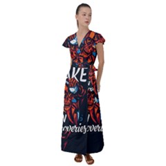 Dont Fear Flutter Sleeve Maxi Dress by Saikumar