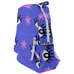 Eye Star Asterisk Pattern Background Travelers  Backpack by Ravend