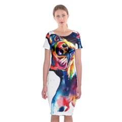 Pngegg (23) Classic Short Sleeve Midi Dress by saad11