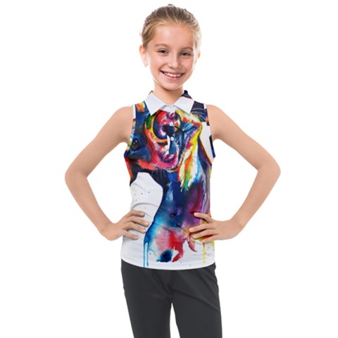 Pngegg (23) Kids  Sleeveless Polo T-shirt by saad11