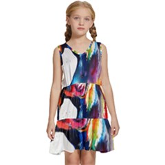 Pngegg (23) Kids  Sleeveless Tiered Mini Dress by saad11