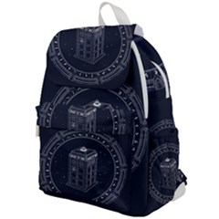 Doctor Who Bbc Tardis Top Flap Backpack by Cendanart