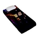 Tardis Regeneration Art Doctor Who Paint Purple Sci Fi Space Star Time Machine Fitted Sheet (Single Size) View2