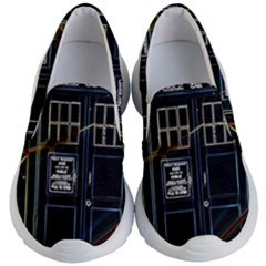 Tardis Doctor Who Magic Travel Macine Fantasy Kids Lightweight Slip Ons by Cendanart