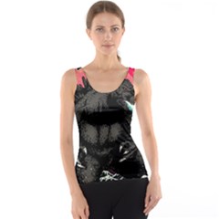 Godzilla Vintage Wave Women s Basic Tank Top by Cendanart