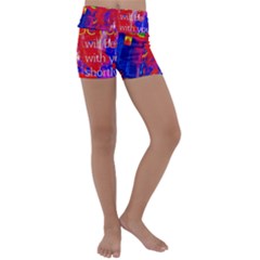 Doctor Who Dr Who Tardis Kids  Lightweight Velour Yoga Shorts by Cendanart