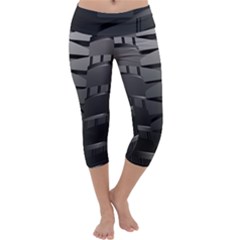 Tire Capri Yoga Leggings by Ket1n9