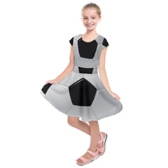 Soccer Ball Kids  Short Sleeve Dress by Ket1n9