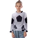 Soccer Ball Kids  Frill Detail T-Shirt View1