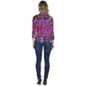 Technology Circuit Board Layout Pattern Women s One-Button 3/4 Sleeve Short Jacket View4