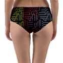 Circuit Board Seamless Patterns Set Reversible Mid-Waist Bikini Bottoms View4