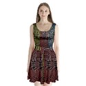 Circuit Board Seamless Patterns Set Split Back Mini Dress  View1