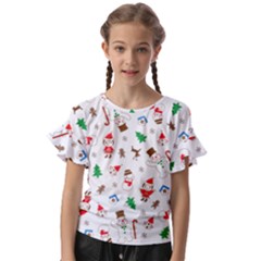 Christmas Kids  Cut Out Flutter Sleeves by saad11
