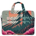 Mountain Landscape Sky Fuji Nature MacBook Pro 16  Double Pocket Laptop Bag  View2