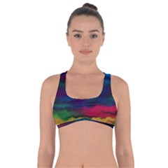 Watercolour Color Background Got No Strings Sports Bra by Ket1n9
