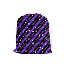 Christmas Paper Star Texture Drawstring Pouch (large) by Ket1n9