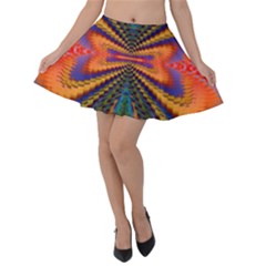 Watermelon Wallpapers  Creative Illustration And Patterns Velvet Skater Skirt by Ket1n9