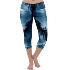 Rising Angel Fantasy Capri Yoga Leggings by Ket1n9