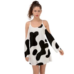 Cow Pattern Boho Dress by Ket1n9