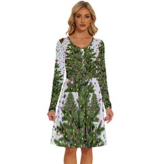 Funny Angry Long Sleeve Dress With Pocket by Ket1n9