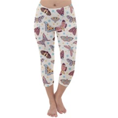 Another Monster Pattern Capri Winter Leggings  by Ket1n9