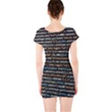 Close Up Code Coding Computer Short Sleeve Bodycon Dress View2