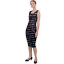 Close Up Code Coding Computer Sleeveless Pencil Dress View2