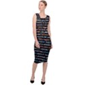 Close Up Code Coding Computer Sleeveless Pencil Dress View3