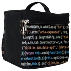 Close Up Code Coding Computer Make Up Travel Bag (big) by Hannah976