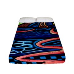Grateful Dead Wallpaper Fitted Sheet (full/ Double Size) by Cendanart