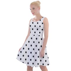 Star Knee Length Skater Dress by saad11