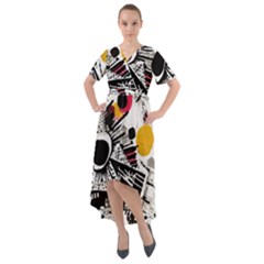 You Wanna Know The Real Me? Front Wrap High Low Dress by essentialimage