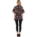 Mental Human Experience Mindset Pattern Women s Batwing Button Up Shirt View4