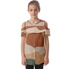 Sunrise Sunset Desert Wall Art Fold Over Open Sleeve Top by Bedest
