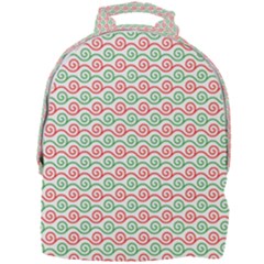 Spiral Geometry Pattern Mini Full Print Backpack by Ndabl3x