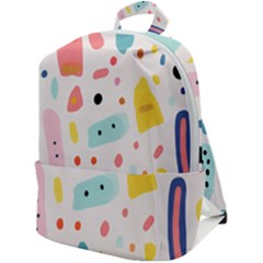 Abstract Seamless Colorful Pattern Zip Up Backpack by Ndabl3x