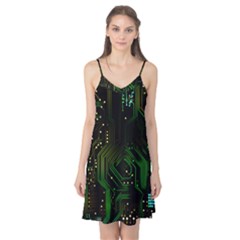 Circuits Circuit Board Green Technology Camis Nightgown  by Ndabl3x
