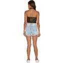 Circuits Circuit Board Orange Technology Backless Halter Cami Shirt View4