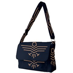 Eagle Bird Full Print Messenger Bag (l) by Cendanart